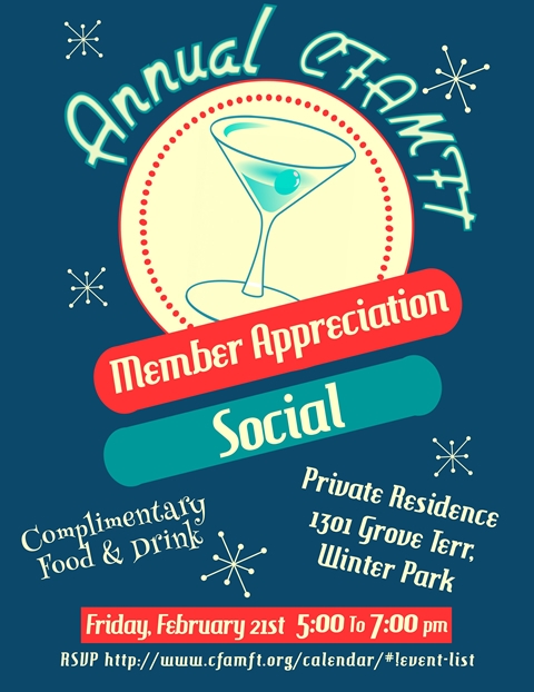 Details on the CFAMFT 2020 Member Appreciation Social