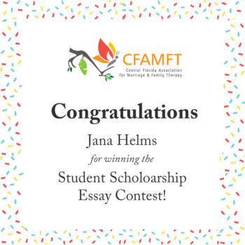 WINNER- Jana Helms for 2022 Student Scholarship